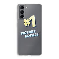 Victory Royale: Samsung Galaxy S21 Transparant Hoesje