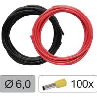 Quadrios 25CW131 Enkele ader LiFY 6.0 mm² Rood, Zwart 1 set(s)