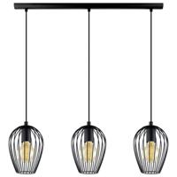 Eglo Vintage hanglampNewtown Beam 3-lichts 70cm zwart - 49478