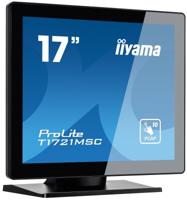 iiyama ProLite T1721MSC-B2 computer monitor 43,2 cm (17") 1280 x 1024 Pixels SXGA LED Touchscreen Tafelblad Zwart