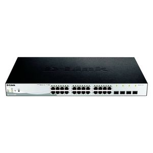 D-Link DGS-1210-28MP/E netwerk-switch Managed L2 Gigabit Ethernet (10/100/1000) Power over Ethernet (PoE) 1U Zwart, Grijs