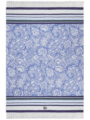 ETRO serviette de plage à motif cachemire - Bleu