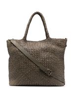 Officine Creative sac cabas à effet tissé - Vert