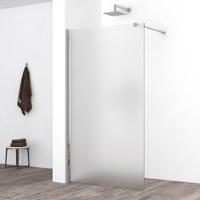 Wiesbaden Comfort Inloopdouche 100x200 cm Nano Matglas Chroom