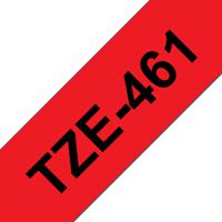 Brother TZe-461 Labeltape Tapekleur: Rood Tekstkleur: Zwart 36 mm 8 m
