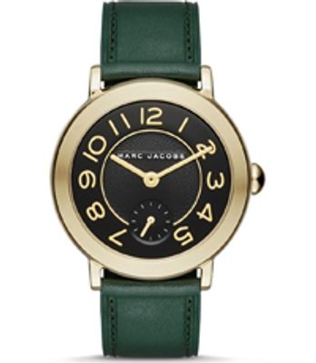 Horlogeband Marc by Marc Jacobs MJ1469 Leder Groen 18mm
