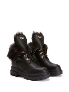 Giuseppe Zanotti bottines Phillis en cuir - Noir