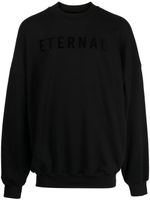 Fear Of God sweat à slogan Eternal imprimé - Noir