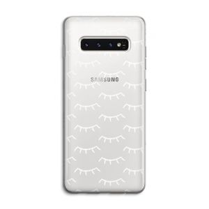Wimpers: Samsung Galaxy S10 4G Transparant Hoesje