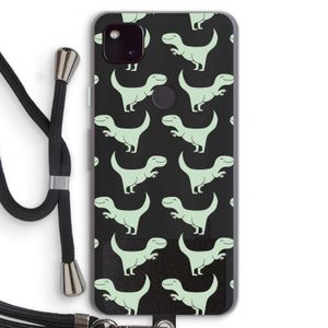 Dinos: Pixel 4a 5G Transparant Hoesje met koord