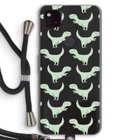 Dinos: Pixel 4a 5G Transparant Hoesje met koord
