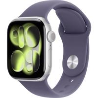 Apple Watch Series 11 GPS 42 mm Aluminium kast Sport Band Zachtpaars S/M