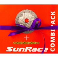 Rockmachine Sunrace combipack mz800 12v hg 11-51t met ketting cn12z