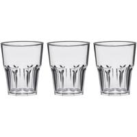 Shotglazen - 6x stuks - 40 ml - onbreekbaar kunststof - transparant - shotglaasjes