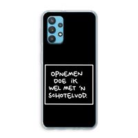 Schotelvod: Samsung Galaxy A32 4G Transparant Hoesje