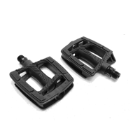 Falkx wide pedalen 9/16". kunststof huis, anti-slip.