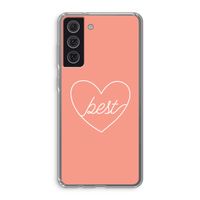 Best heart: Samsung Galaxy S21 FE Transparant Hoesje