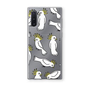 Papegaai: Samsung Galaxy Note 10 Transparant Hoesje
