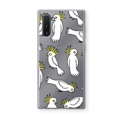 Papegaai: Samsung Galaxy Note 10 Transparant Hoesje