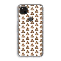 Poop emoji: Google Pixel 4a Transparant Hoesje