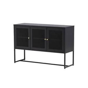 Nest living Sita metalen dressoir zwart - 120 x 80 cm