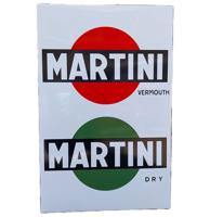 Martini Logo Emaille Bord - 97 x 63cm