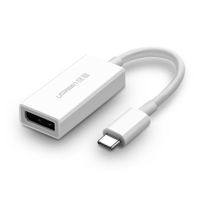 UGREEN USB-C To DP Female Adapter White - thumbnail