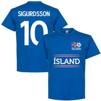 IJsland Sigurdsson 10 Team T-Shirt - thumbnail