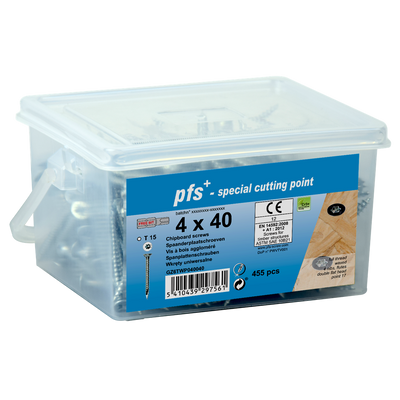 pgb-Europe PGB-FASTENERS | Spaanplaat schroeven pfs Torx 5x70 Zn/Emmer 160 | 160 st - GZ6TWP050070