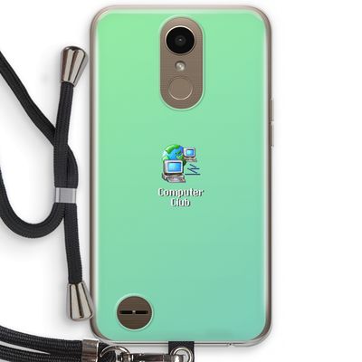 Win98: LG K10 (2017) Transparant Hoesje met koord