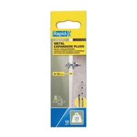 Blister van 10 stuks. metalen expansiepluggen ø8x32 schroeven m4x40 5001546 snel