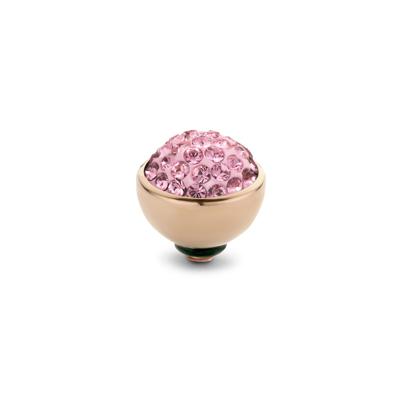 Melano Twisted Shiny Steentje Light Rose | Rosé