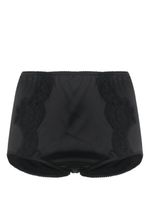 Dolce & Gabbana lace-detail zipped briefs - Noir