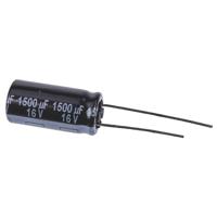 Panasonic Elektrolytische condensator Radiaal bedraad 5 mm 1500 µF 16 V 20 % (Ø) 10 mm 1 stuk(s)