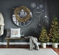 Kerststicker kerstballen met naam