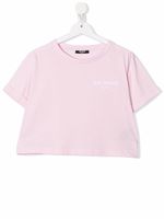 Balmain Kids t-shirt à logo imprimé - Rose - thumbnail