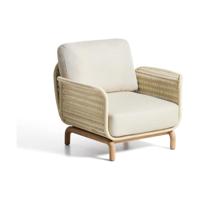 Kave Home Alipa loungestoel Ecru