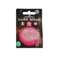 Dog Comets Glow in the Dark Moon Pink S