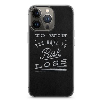 Risk loss: iPhone 13 Pro Transparant Hoesje