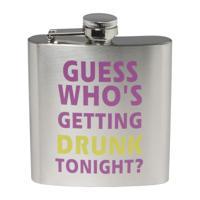 Flacon drunk - grijs/roze/geel - 11.2x9.4x2.2 cm Flacon drunk - grijs/roze/geel - 11.2x9.4x2.2 cm