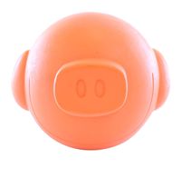 MARTIN SELLIER LATEX BAL VARKEN ORANJE 6,5X6,5X6,5 CM - thumbnail