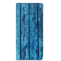 OPPO A58 4G Book | Wallet Case | Wood Blue