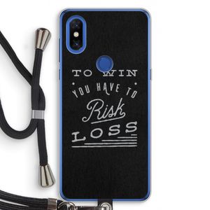 Risk loss: Xiaomi Mi Mix 3 Transparant Hoesje met koord