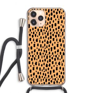 Panter: iPhone 11 Pro Max Transparant Hoesje met koord