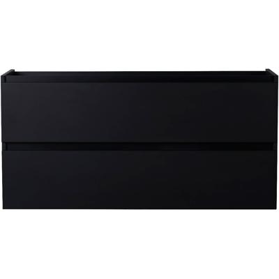Wiesbaden Marmaris Onderkast Met 2 Laden - 100x45cm - Mat Zwart
