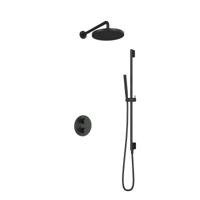 Hotbath Cobber Inbouw Regendoucheset Met 2-Weg-Omstel, Wandarm, Hoofddouche 30cm, Staafhanddouche En Glijstang Chroom - thumbnail