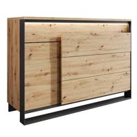 Meubella Dressoir Quincy - Eiken - 130 cm - thumbnail