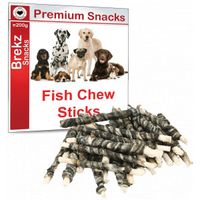 Brekz Premium Fish Chew Sticks honden kauwsnack 200g 12 x 200 g