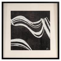 Wandkunst Jozy (Zwart/wit)