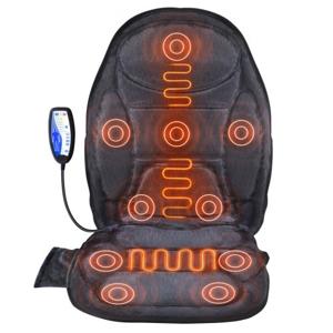 VEVOR massagezitkussen 3800 rpm massagekussen 5 modi massagestoel massagestoel met 10 trillingsknopen (6 voor de rug, 4 voor de heupen) massagestoel verlichting van vermoeidheid stress